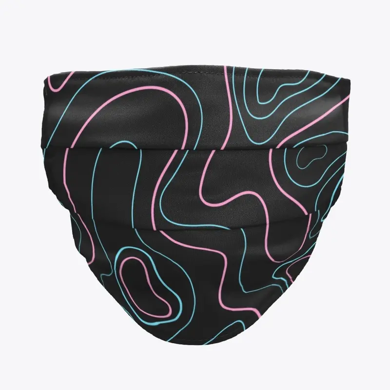 Wavy Pink and Blue Pattern