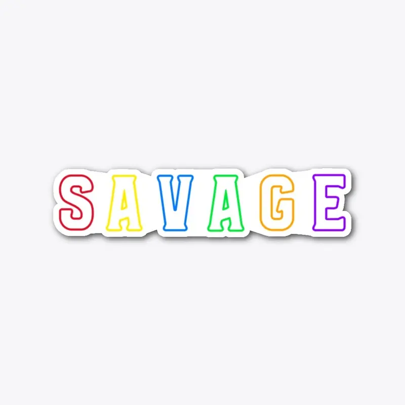 "Savage" Neon Lights