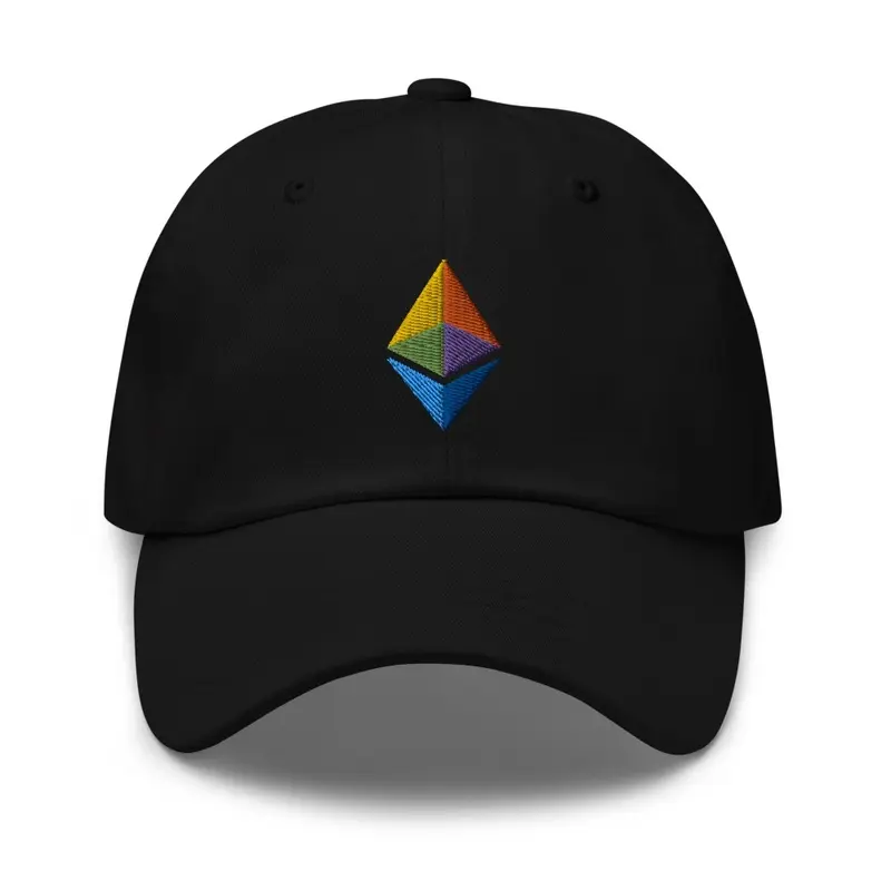 Colorful Crypto Ethereum Dap Cap