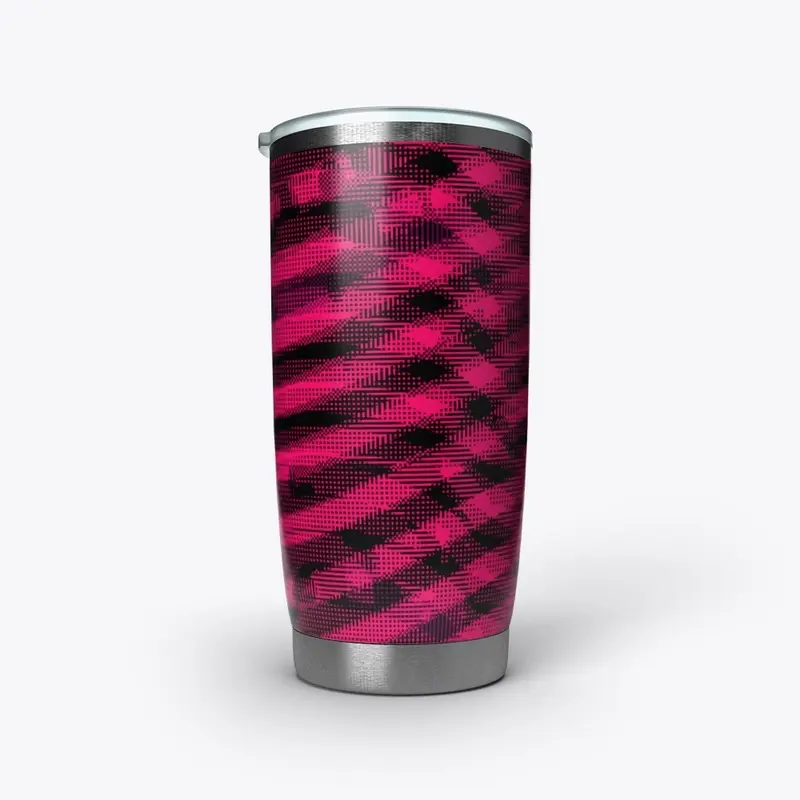 Pink Glitch Pattern